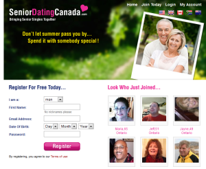 dating site seniors canada
